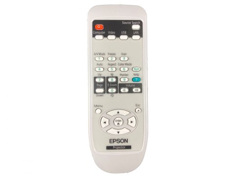 Oryginalny pilot do Epson BrightLink 450Wi BrightLink 455Wi Powerlite 826W+ PowerLite 1835 PowerLite 915W Powerlite 825+ EB-440W